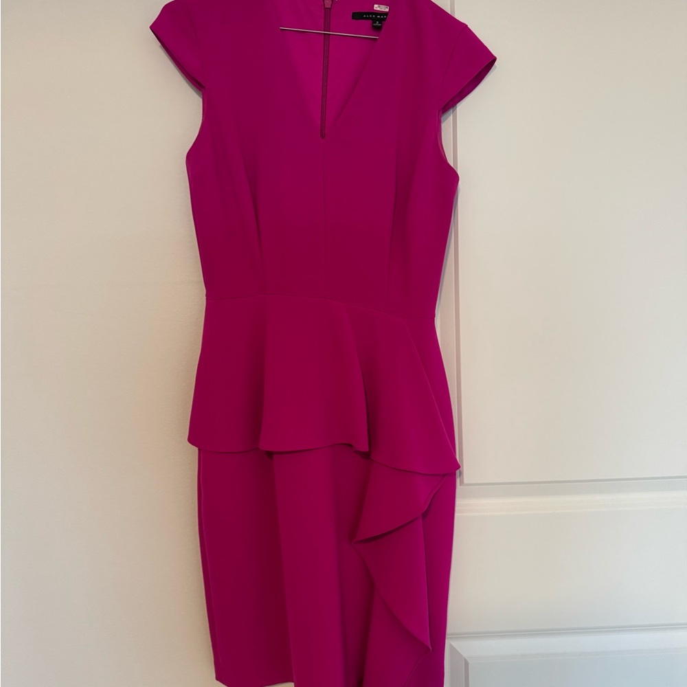 Elegant Magenta Dress